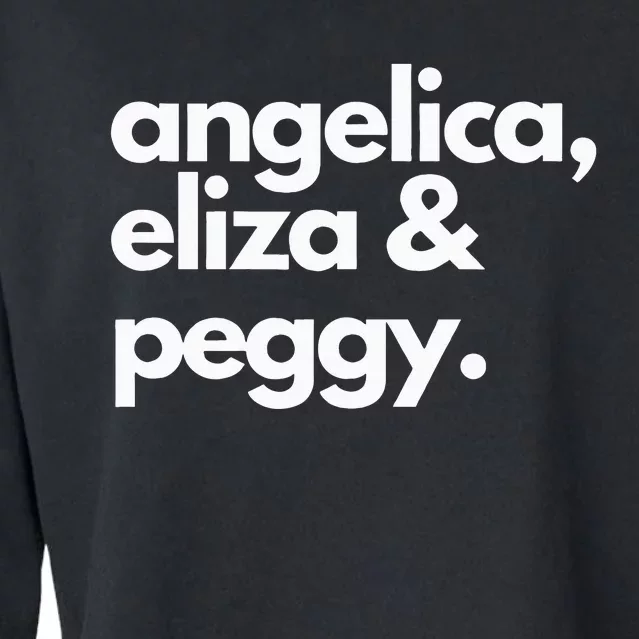 Angelica Eliza & Peggy Historic Hamilton Cropped Pullover Crew