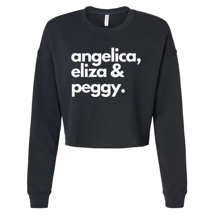 Angelica Eliza & Peggy Historic Hamilton Cropped Pullover Crew