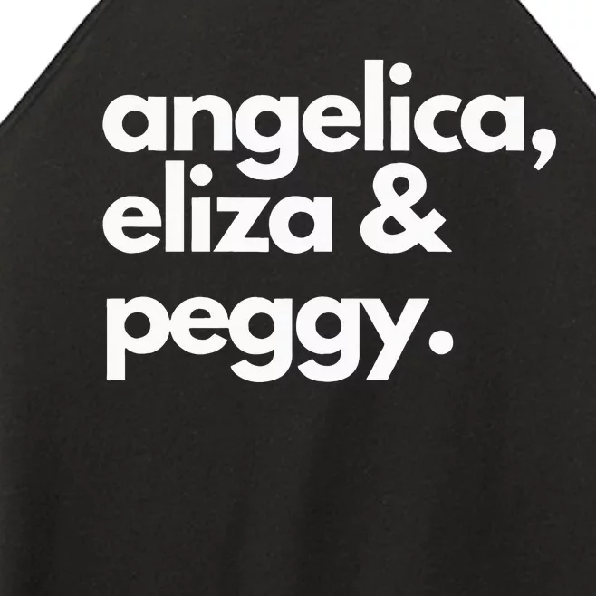 Angelica Eliza & Peggy Historic Hamilton Women’s Perfect Tri Rocker Tank