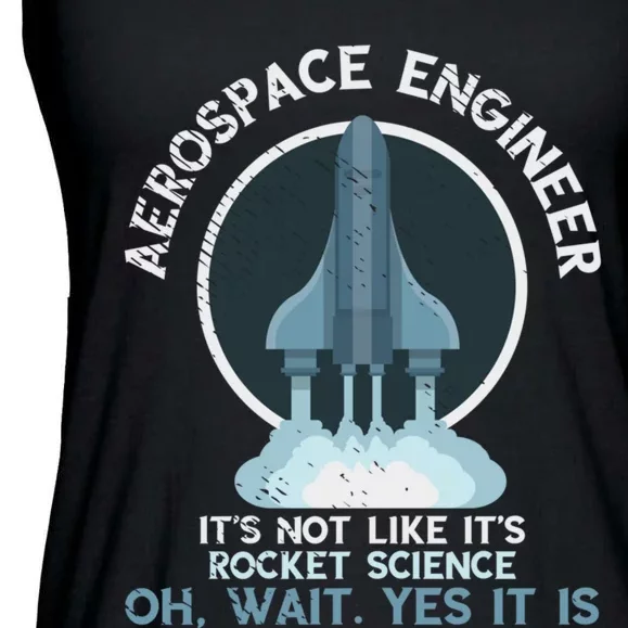 Aerospace Engineer Rocket Science Scientist Engineering Ladies Essential Flowy Tank