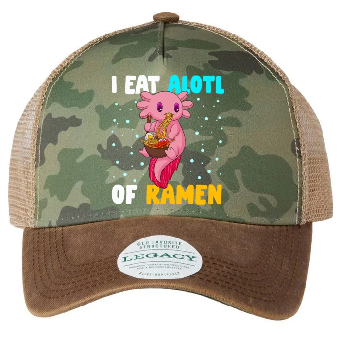 Axolotl Eating Ra Axolotl Pet Lover Legacy Tie Dye Trucker Hat