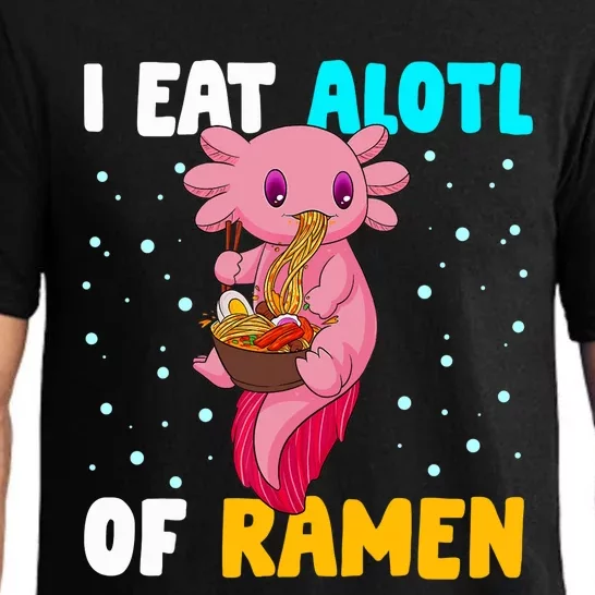 Axolotl Eating Ra Axolotl Pet Lover Pajama Set