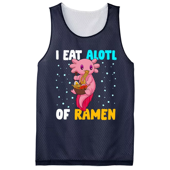 Axolotl Eating Ra Axolotl Pet Lover Mesh Reversible Basketball Jersey Tank