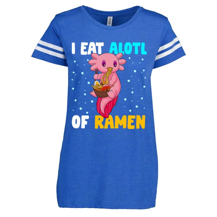 Axolotl Eating Ra Axolotl Pet Lover Enza Ladies Jersey Football T-Shirt