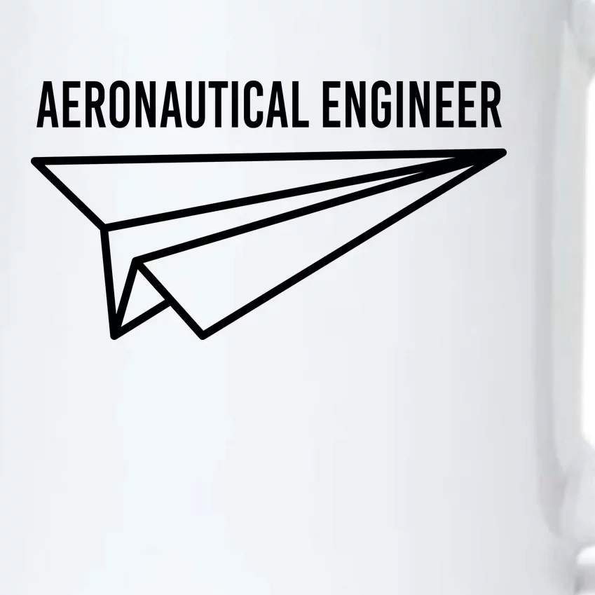 Aeronautical Engineer Black Color Changing Mug