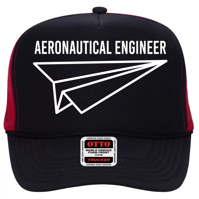 Aeronautical Engineer High Crown Mesh Trucker Hat