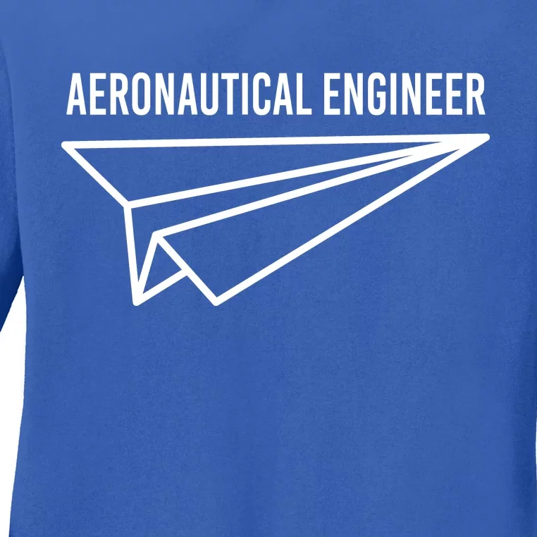 Aeronautical Engineer Ladies Long Sleeve Shirt