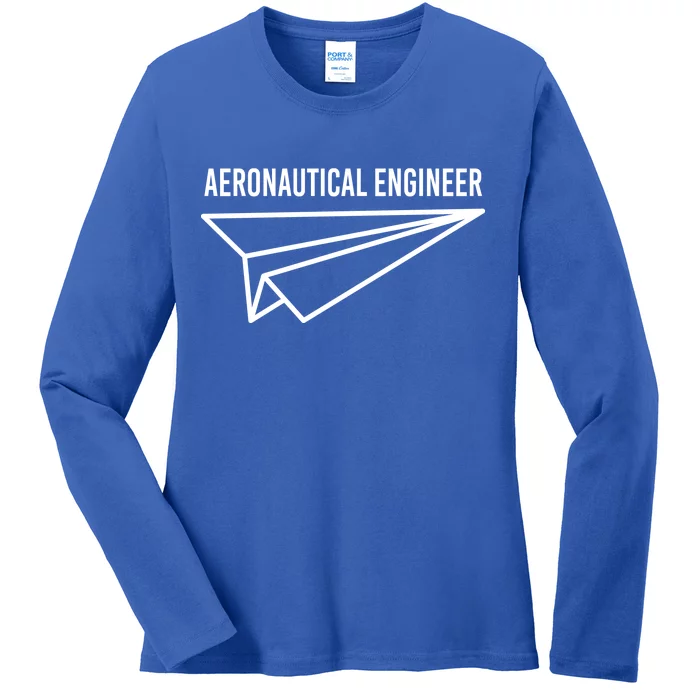 Aeronautical Engineer Ladies Long Sleeve Shirt