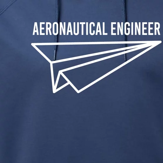 Aeronautical Engineer Performance Fleece Hoodie