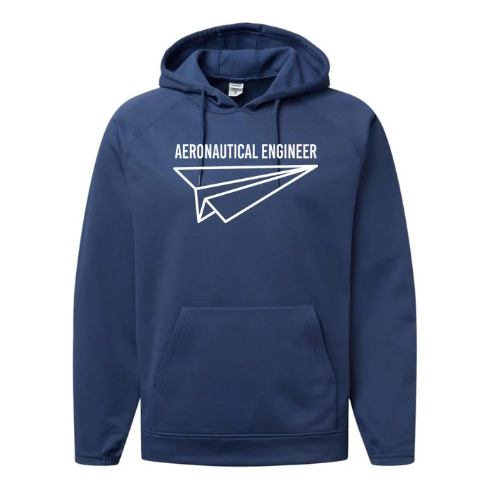 Aeronautical Engineer Performance Fleece Hoodie