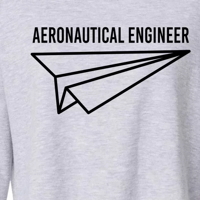 Aeronautical Engineer Cropped Pullover Crew