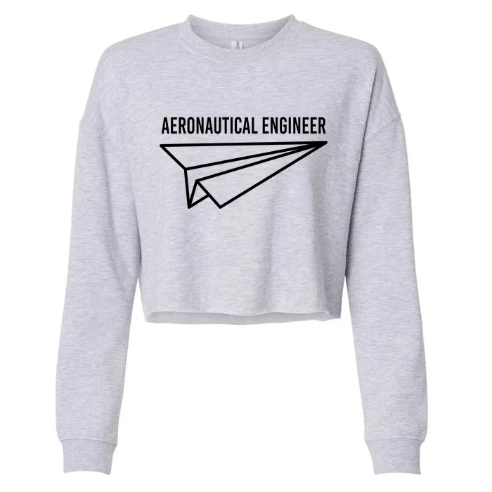 Aeronautical Engineer Cropped Pullover Crew