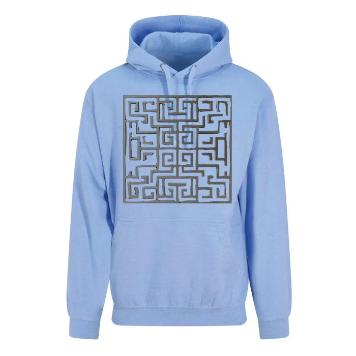 African Ethiopian Silver Metal Pattern Unisex Surf Hoodie