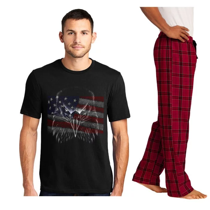 American Eagle Sketch Art Pajama Set