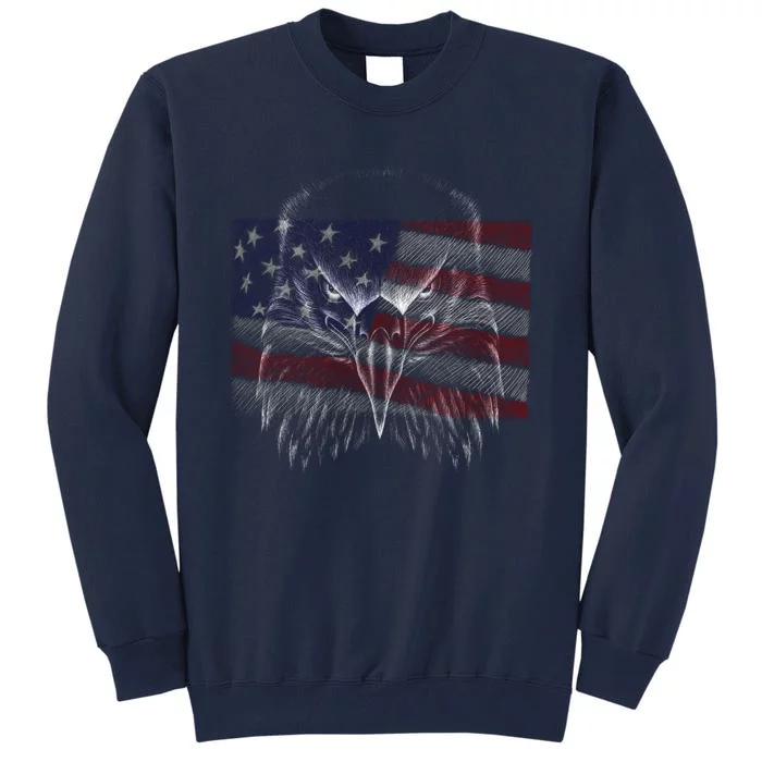 American Eagle Sketch Art Tall Sweatshirt