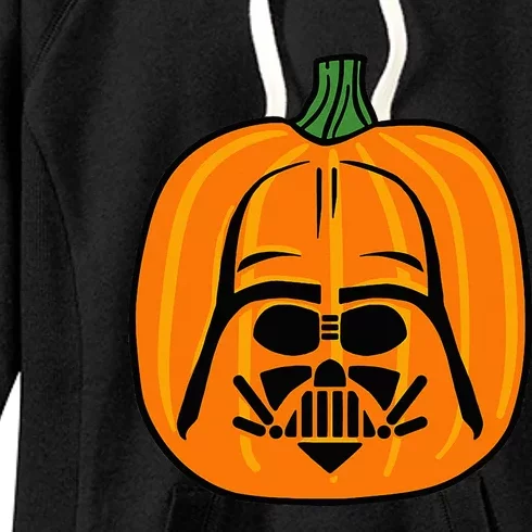 Amazon Essentials Star Wars Darth Vader Halloween Pumpkin Jack O'Lantern Women's Fleece Hoodie