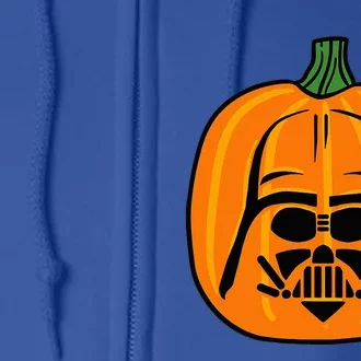 Amazon Essentials Star Wars Darth Vader Halloween Pumpkin Jack O'Lantern Full Zip Hoodie