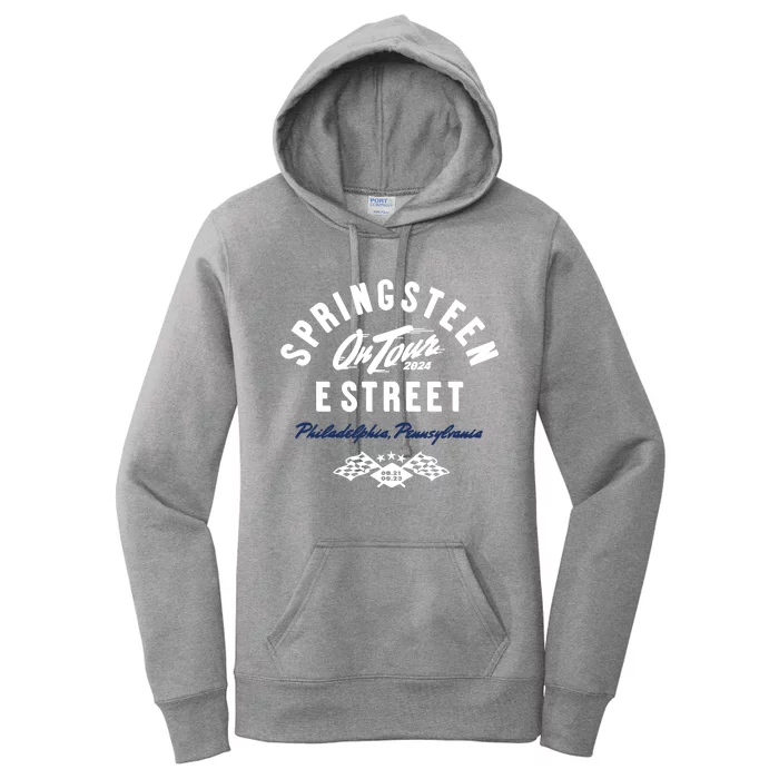 And E Street Band In Philadelphia Pa On Aug 2123 2024 Women's Pullover Hoodie