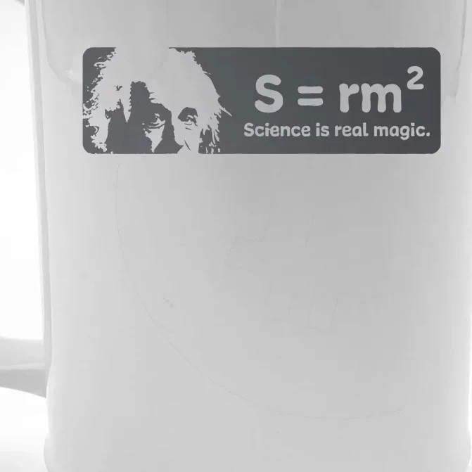 Albert Einstein Science Is Real Magic Front & Back Beer Stein