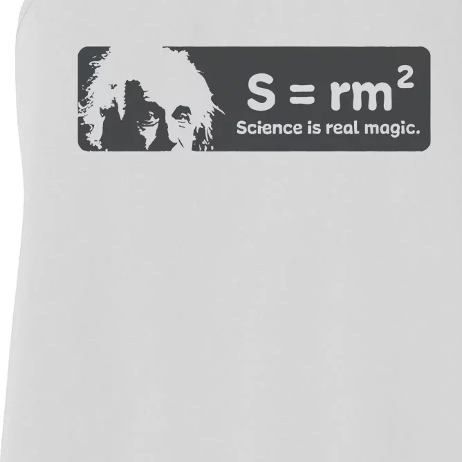 Albert Einstein Science Is Real Magic Women's Racerback Tank