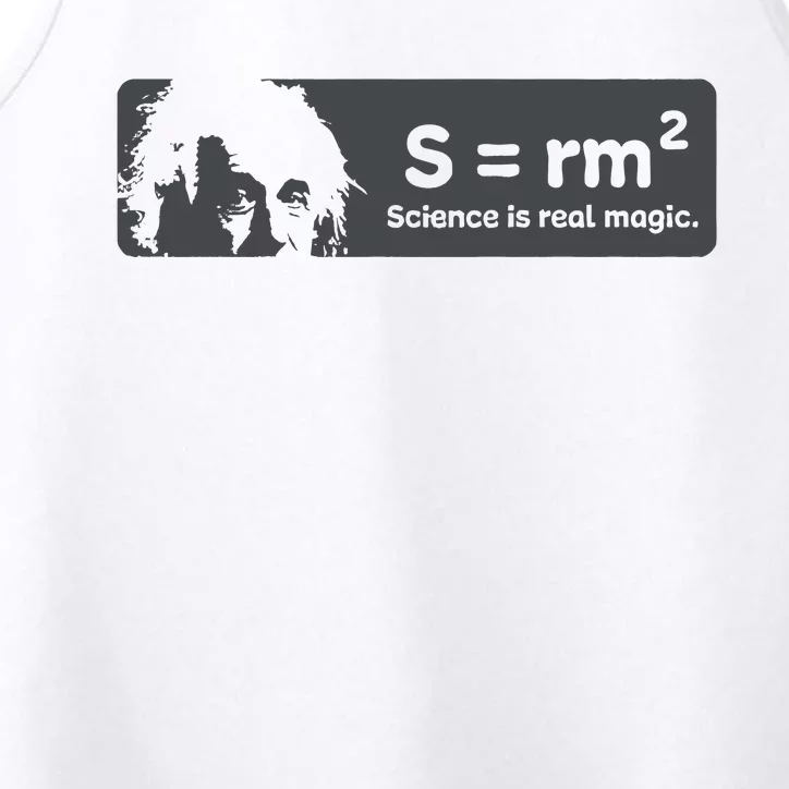 Albert Einstein Science Is Real Magic Performance Tank