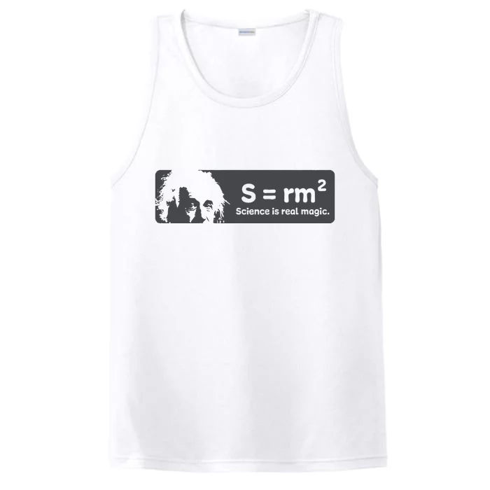 Albert Einstein Science Is Real Magic Performance Tank