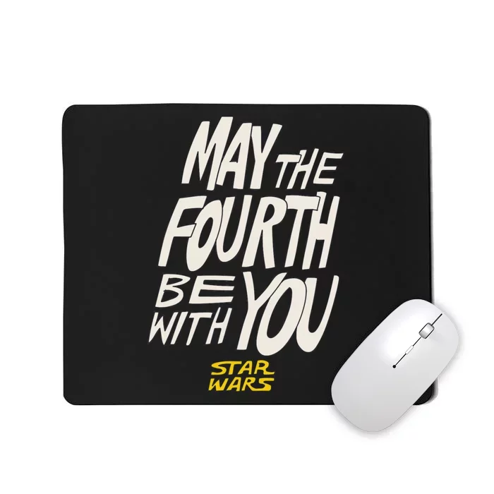 Amazon Essentials Star Wars May the Fourth Be With You HandDrawn Letters Mousepad