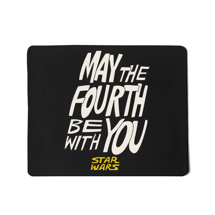 Amazon Essentials Star Wars May the Fourth Be With You HandDrawn Letters Mousepad