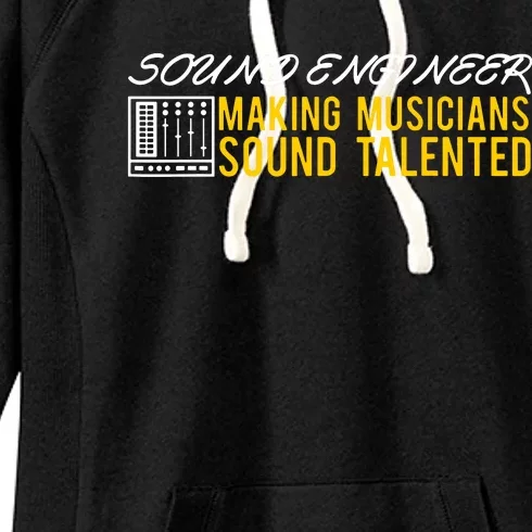 Audio Engineer Sound Technician Design Great Women's Fleece Hoodie