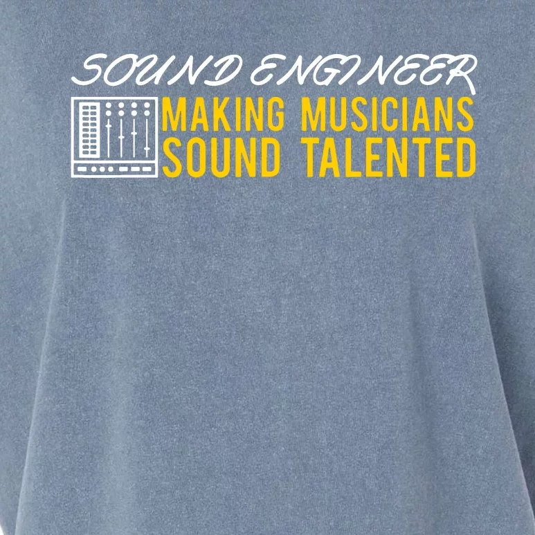 Audio Engineer Sound Technician Design Great Garment-Dyed Women's Muscle Tee