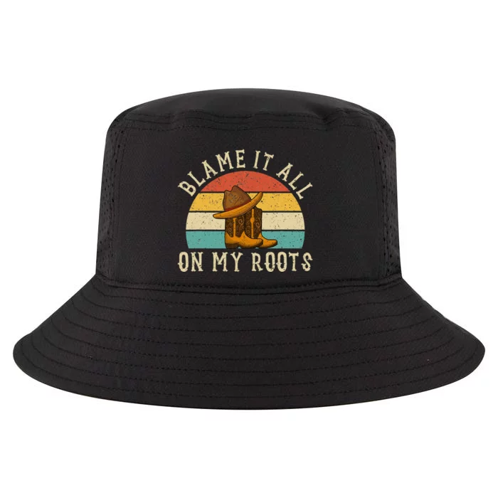 Accuse Everything To My Roots Country Music Cool Comfort Performance Bucket Hat