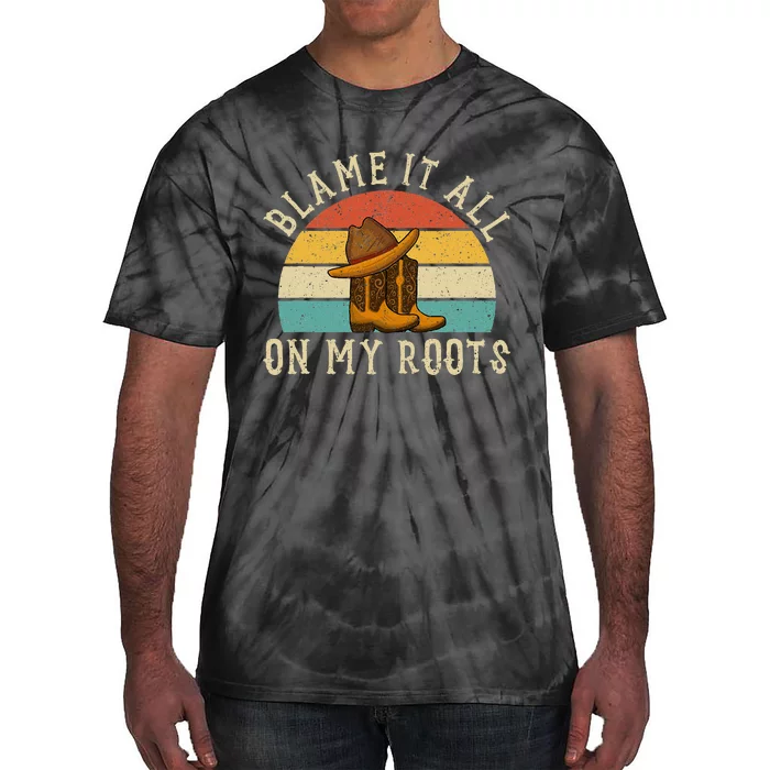 Accuse Everything To My Roots Country Music Tie-Dye T-Shirt