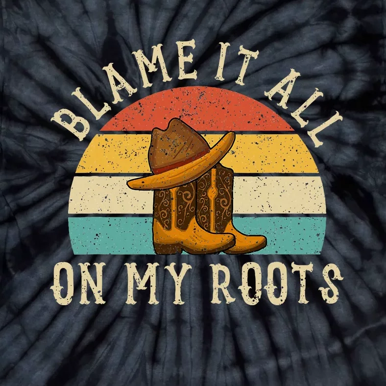 Accuse Everything To My Roots Country Music Tie-Dye T-Shirt