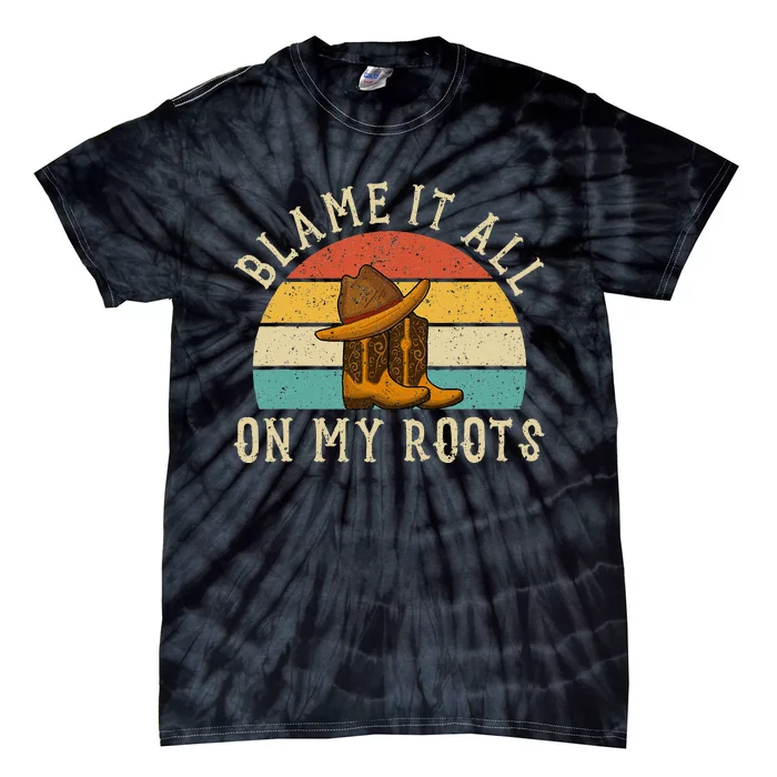 Accuse Everything To My Roots Country Music Tie-Dye T-Shirt