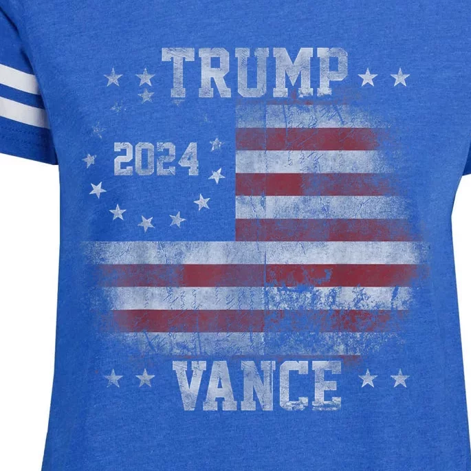 America Election Trump Vance 2024 Vice President Enza Ladies Jersey Football T-Shirt