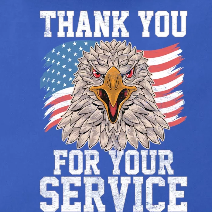 America Eagle Thank You Patriotic Veterans Day Gift Zip Tote Bag