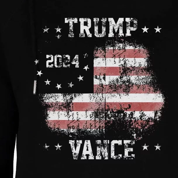 America Election Trump Vance 2024 Vice President Womens Funnel Neck Pullover Hood