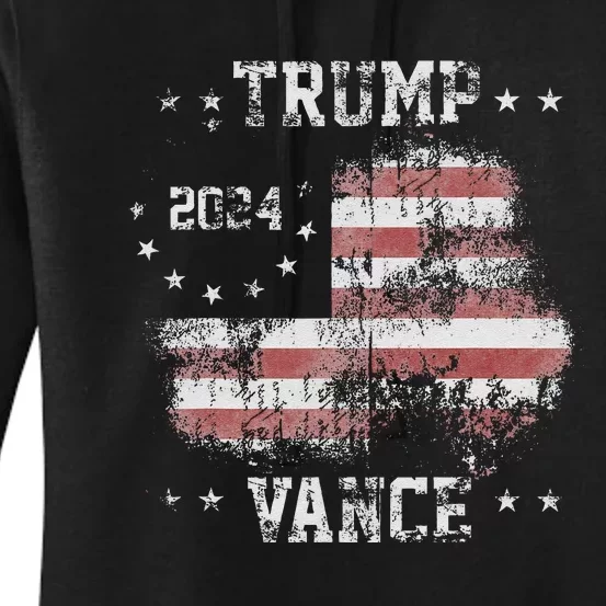 America Election Trump Vance 2024 Vice President Women's Pullover Hoodie