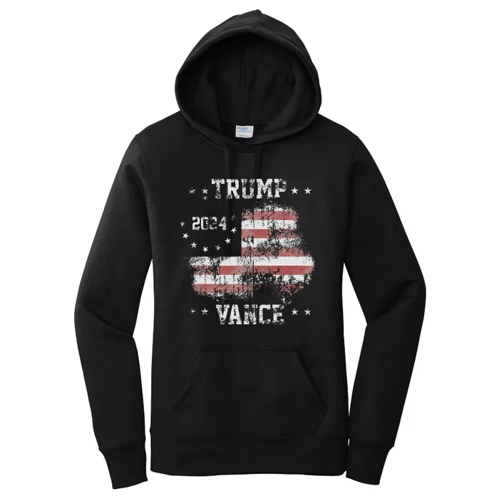 America Election Trump Vance 2024 Vice President Women's Pullover Hoodie