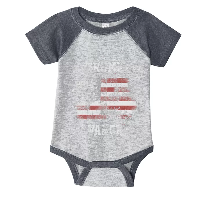 America Election Trump Vance 2024 Vice President Infant Baby Jersey Bodysuit