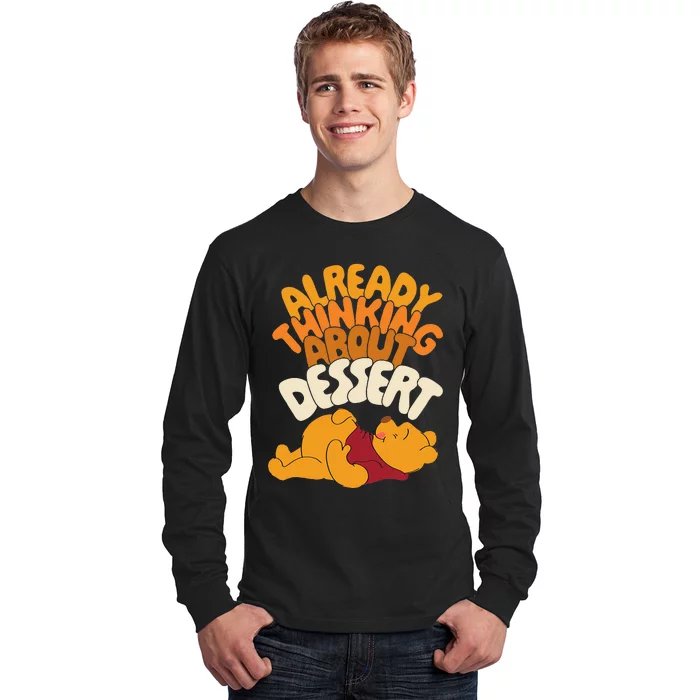 Amazon Essentials Thanksgiving Already Thinking About Dessert Long Sleeve Shirt