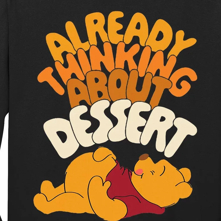 Amazon Essentials Thanksgiving Already Thinking About Dessert Long Sleeve Shirt