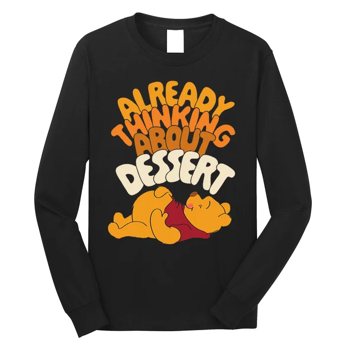 Amazon Essentials Thanksgiving Already Thinking About Dessert Long Sleeve Shirt