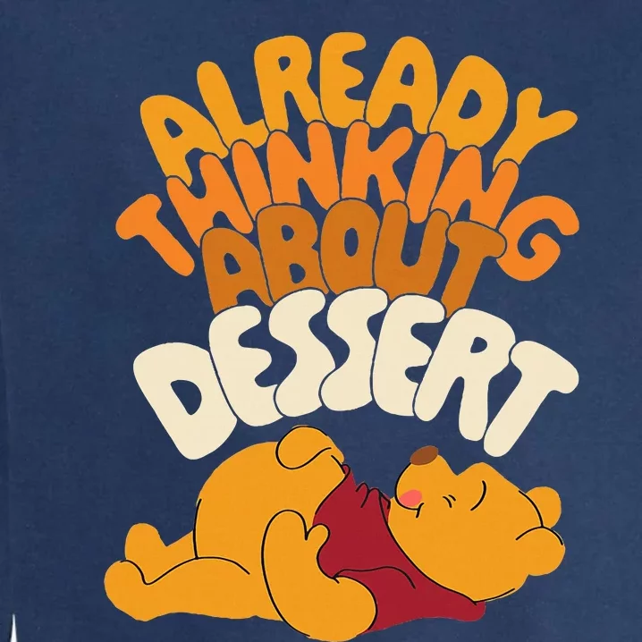 Amazon Essentials Thanksgiving Already Thinking About Dessert Garment-Dyed Sweatshirt