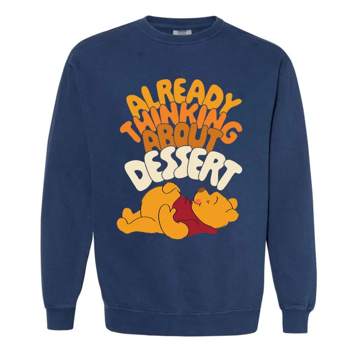 Amazon Essentials Thanksgiving Already Thinking About Dessert Garment-Dyed Sweatshirt