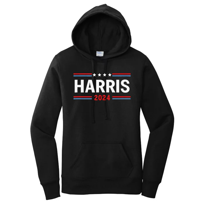 America Election Usa Vote Kamala Harris 2024 President Women's Pullover Hoodie