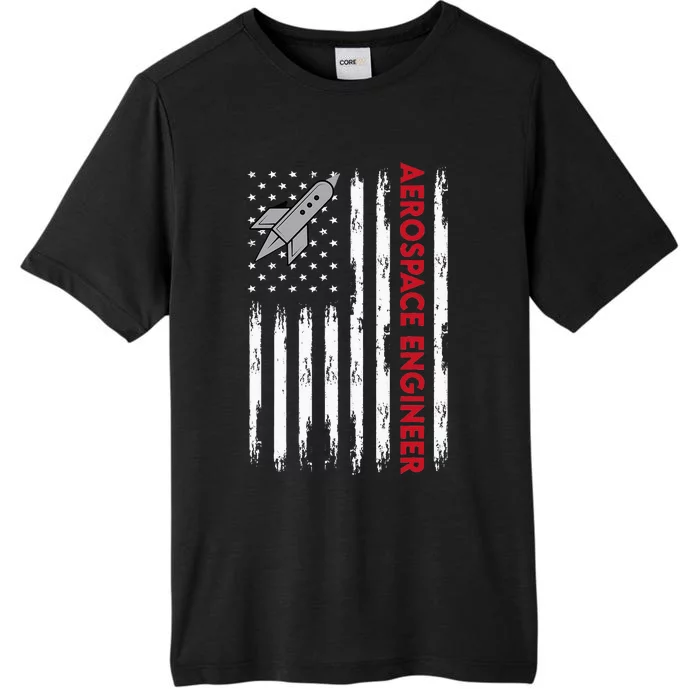 Aerospace Engineer USA Flag Design ChromaSoft Performance T-Shirt