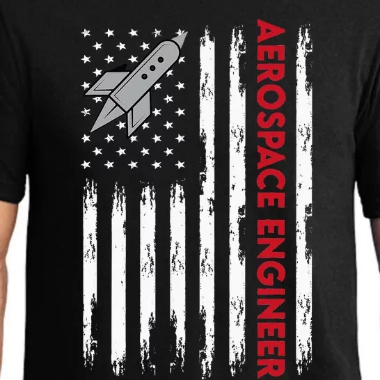 Aerospace Engineer USA Flag Design Pajama Set