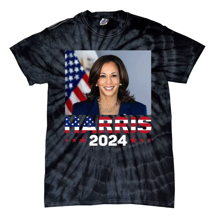 America Election Usa Vote Kamala Harris 2024 Presiden Tie-Dye T-Shirt