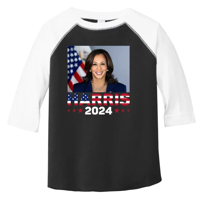 America Election Usa Vote Kamala Harris 2024 Presiden Toddler Fine Jersey T-Shirt